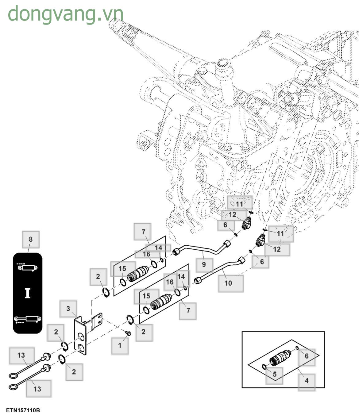 Oil line, SCV - ST859198